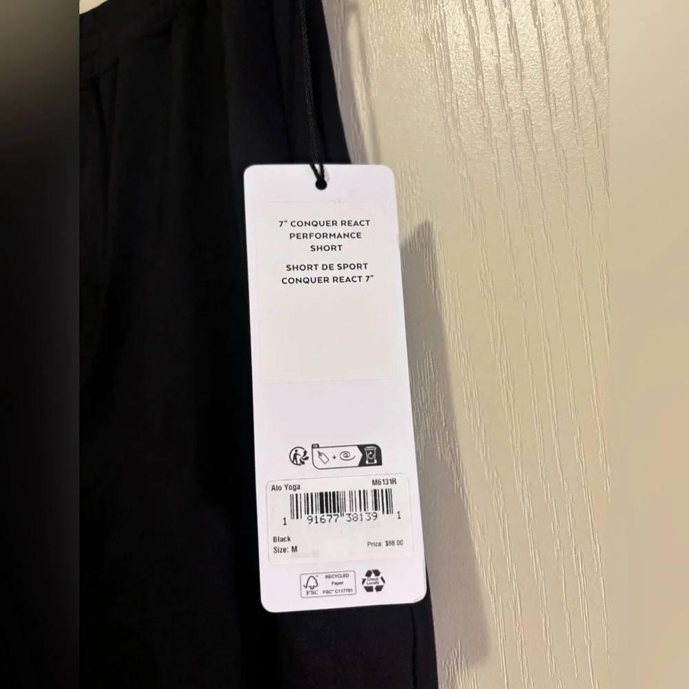 ALO Yoga Men’s “Conquer React Performance” Short 7” Inseam (M) *BESTSELLER* - Picture 10 of 10